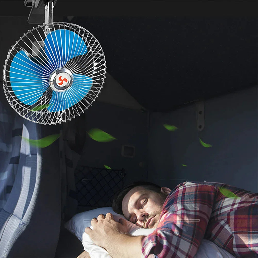 12/24V Clip-Auto-Lüfter – Leise & Stark - Kauftronik