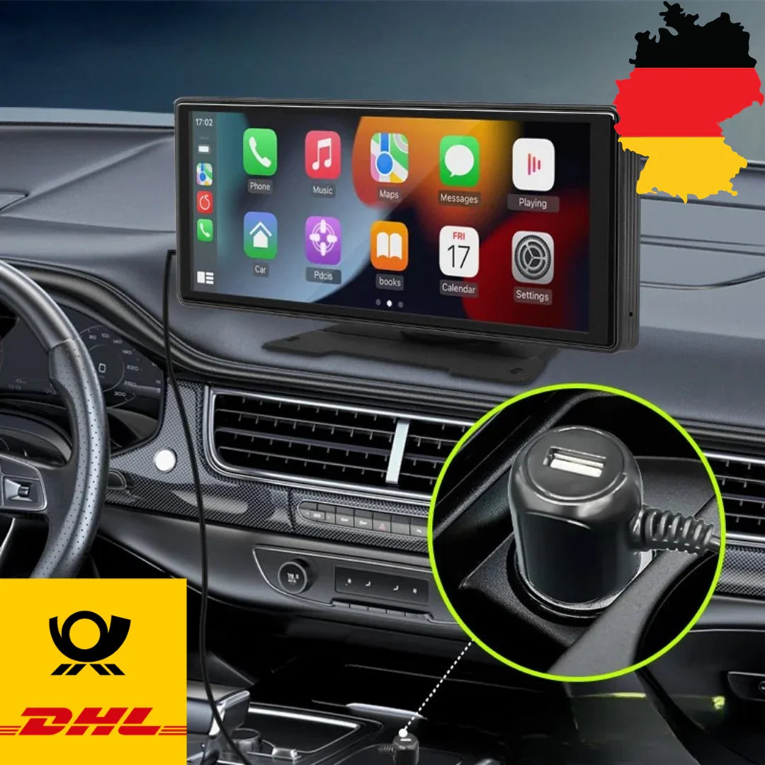 CarVision 10.26" Wireless CarPlay & Android Auto Mirror Display - Kauftronik