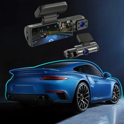 Dual-Dashcam (1080P) mit IR-Nachtsicht und Weitwinkelobjektiv