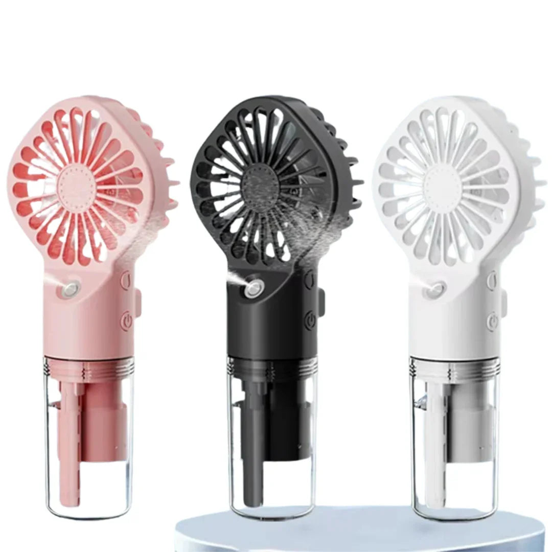Erfrischender Handventilator mit Nebelfunktion - Kauftronik