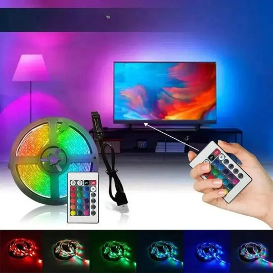 Flexibles 1m USB-LED-Streifenlicht: Perfekte Atmosphäre per Knopfdruck