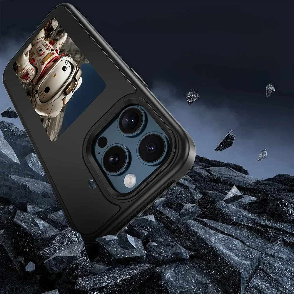 NFC E-Ink iPhone Case – 4 Farben, DIY, Akku­frei