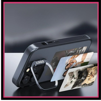 NFC E-Ink iPhone Case – 4 Farben, DIY, Akku­frei