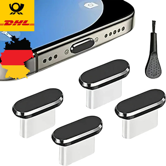 Premium USB-C Staubschutzset mit Reinigungsbürste - Kauftronik