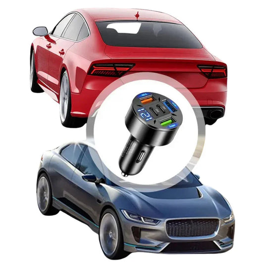 Schnelllade-Autoladegerät 5 Ports Auto Zubehör - Kauftronik