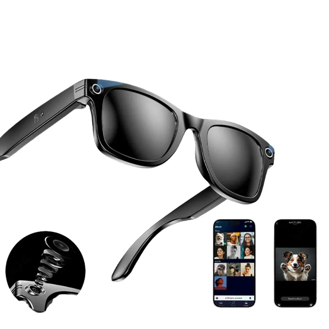 Smart Bluetooth Musikbrille – Telefonieren, Musik hören & Aufnehmen mit Stil