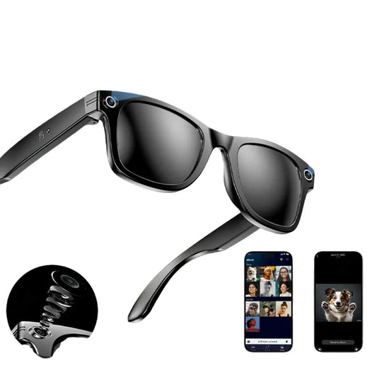 Smart Bluetooth Musikbrille – Telefonieren, Musik hören & Aufnehmen mit Stil