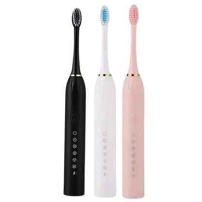 Zahnbürste mit 6 Stufen & USB-Ladung – Set für Paare - Kauftronik